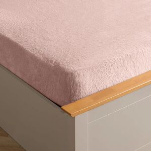 Brentfords Light Pink Teddy Fleece Fitted Bed Sheet - Bed Sheet Brentfords Light Pink Teddy Fleece Fitted Bed Sheet - Bed Sheet