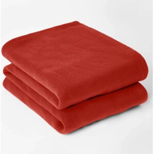 Dreamscene Coperta in pile rossa - Copriletto Dreamscene Coperta in pile rossa - Copriletto