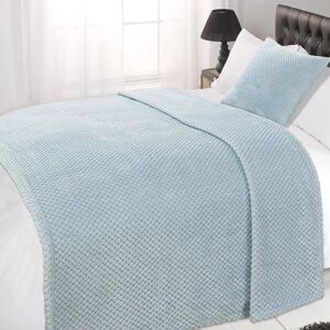 Dreamscene Luxury Waffle Throw - Duck Egg Blue - 200 x 240cm Dreamscene Luxury Waffle Throw - Duck Egg Blue - 200 x 240cm