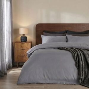 Brentfords - Plain Dyed Duvet Cover Set - Duvet Cover Set Brentfords - Plain Dyed Duvet Cover Set - Duvet Cover Set