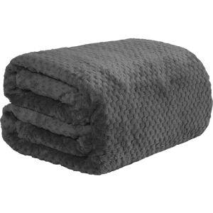 Dreamscene Luxury Waffle Throw - Charcoal - 150 x 200cm Dreamscene Luxury Waffle Throw - Charcoal - 150 x 200cm