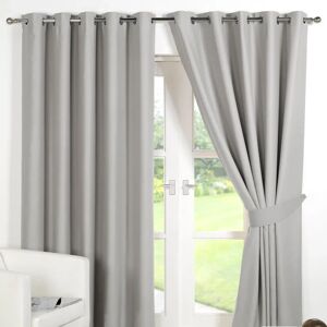 Dreamscene Light Grey Thermal Blackout Curtains - Curtains Dreamscene Light Grey Thermal Blackout Curtains - Curtains