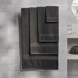 Brentfords - 100% Cotton Hand Towel - Charcoal - Pack 10 - Hand Towel Brentfords - 100% Cotton Hand Towel - Charcoal - Pack 10 - Hand Towel