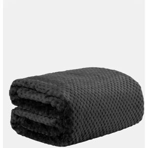 Dreamscene - Luxury Large Waffle Mink Warm Throw - Black - 150x200cm Dreamscene - Luxury Large Waffle Mink Warm Throw - Black - 150x200cm