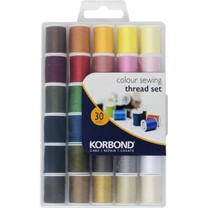 Korbond All Purpose Naaigaren Set - 1350m - 30 Kleuren Korbond All Purpose Naaigaren Set - 1350m - 30 Kleuren