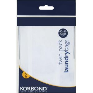 KORBOND Twin Pack Waszakken met Mesh en Rits - Bescherming voor delicate items KORBOND Twin Pack Waszakken met Mesh en Rits - Bescherming voor delicate items