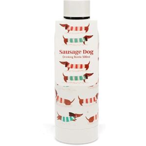 Rex London - Sausage Dog - Beige - 500 ml - Waterfles Rex London - Sausage Dog - Beige - 500 ml - Waterfles