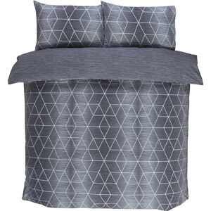 Rapport Calvin Grey Single Duvet Cover - Bedding Rapport Calvin Grey Single Duvet Cover - Bedding