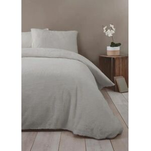 Rapport Silver Teddy Fleece King Bedding - Cozy & Soft Rapport Silver Teddy Fleece King Bedding - Cozy & Soft