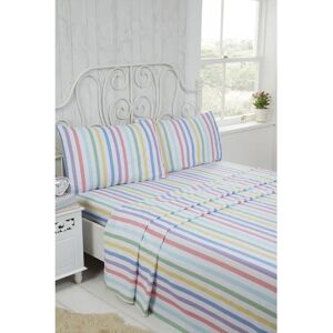 Rapport Candy Stripe Sheet Set - Single - Multi - Sheet Set Rapport Candy Stripe Sheet Set - Single - Multi - Sheet Set