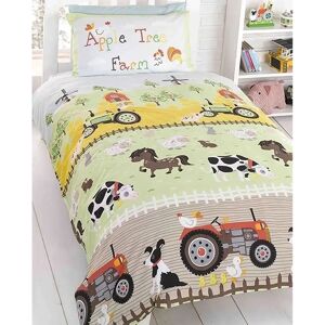 Apple Tree Farm Junior Duvet Cover & Pillowcase Set - Bedding Set Apple Tree Farm Junior Duvet Cover & Pillowcase Set - Bedding Set