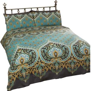 Rapport Emerald Double Duvet Cover Set - Ethnic Bedding Rapport Emerald Double Duvet Cover Set - Ethnic Bedding