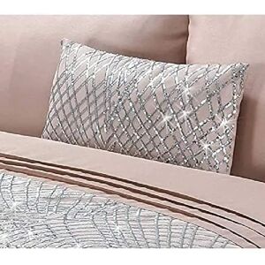 Rapport Charleston Glitter Sequins Duvet Cover Set Bedding Range Blush - Bed Bedding Set Rapport Charleston Glitter Sequins Duvet Cover Set Bedding Range Blush - Bed Bedding Set