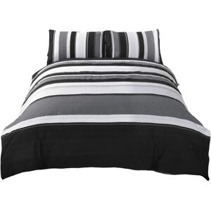 Signature Striped Adults Teenagers Quilt Duvet Cover - Bedding Set Signature Striped Adults Teenagers Quilt Duvet Cover - Bedding Set
