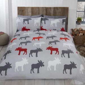 Rapport Moose Duvet Set - Double - Grey/Multicoloured Rapport Moose Duvet Set - Double - Grey/Multicoloured