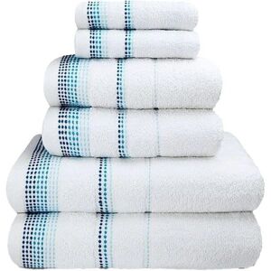 Price Right Home Berkley 6 Piezas Bale de Toallas Blancas - Juego de Toallas Price Right Home Berkley 6 Piezas Bale de Toallas Blancas - Juego de Toallas