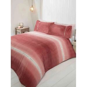 Rapport Diamante Teddy Fleece Blush Bedding Set - Single Rapport Diamante Teddy Fleece Blush Bedding Set - Single