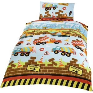 Unbranded Kidz Under Construction Diggers Trucks Bedding Set - Bedding Set Unbranded Kidz Under Construction Diggers Trucks Bedding Set - Bedding Set