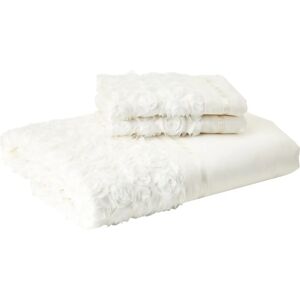 Limoges Rose Ruffle Cream Super King Duvet Cover Set Limoges Rose Ruffle Cream Super King Duvet Cover Set