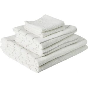Rapport Sandringham 6-Piece White Towel Set Rapport Sandringham 6-Piece White Towel Set