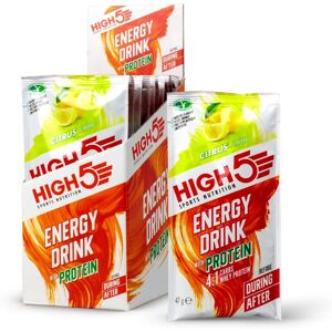 HIGH5 Energy Drink with Protein - Black, Citrus, 12x47g - Energy Drink HIGH5 Energy Drink with Protein - Black, Citrus, 12x47g - Energy Drink
