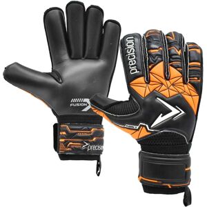 Precision GK Fusion X Roll Finger Goalkeeper Gloves - Black Precision GK Fusion X Roll Finger Goalkeeper Gloves - Black