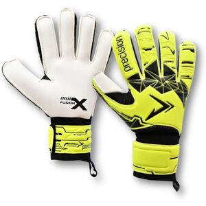 Precision Fusion X Flat Cut Essential Junior Goalkeeper Gloves - Yellow Precision Fusion X Flat Cut Essential Junior Goalkeeper Gloves - Yellow