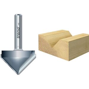 Trend TRE11314TC 11/3 x 1/4 TCT V-Groove Cutter - Tool for bevelling & chamfering Trend TRE11314TC 11/3 x 1/4 TCT V-Groove Cutter - Tool for bevelling & chamfering