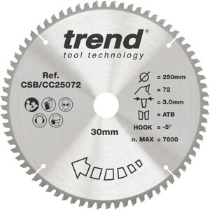Trend CC25072 Craft Pro Negative Hook Crosscutting Circular Blade Trend CC25072 Craft Pro Negative Hook Crosscutting Circular Blade