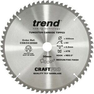 Trend CC30560 Craft Pro Circular Saw Blade - 60T Trend CC30560 Craft Pro Circular Saw Blade - 60T