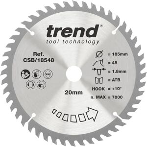 Trend CSB18548 Lama di Sega Circolare - 48 Denti Trend CSB18548 Lama di Sega Circolare - 48 Denti