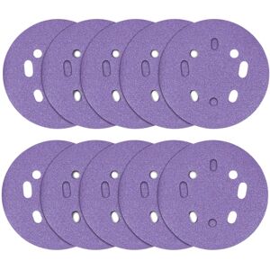Trend Aluminium Oxide Orbital Sanding Disc - 125mm - 180G - Pack of 10 Trend Aluminium Oxide Orbital Sanding Disc - 125mm - 180G - Pack of 10