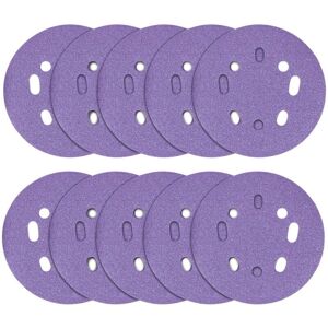 Disco de lijado orbital de óxido de aluminio Trend - 125mm Grano 240G - Pack 10 Disco de lijado orbital de óxido de aluminio Trend - 125mm Grano 240G - Pack 10