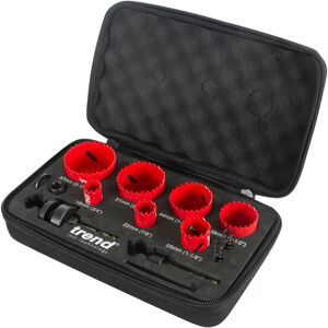 Trend 7-Piece Cobalt Hole Saw Set - Plumbing/Electrical Trend 7-Piece Cobalt Hole Saw Set - Plumbing/Electrical