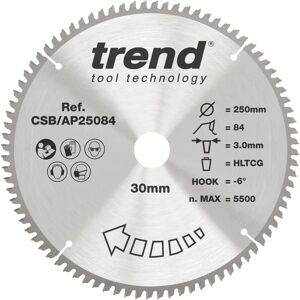 Trend CSB/AP25084 Circular Saw Blade - Carbide Teeth - 250mm Trend CSB/AP25084 Circular Saw Blade - Carbide Teeth - 250mm