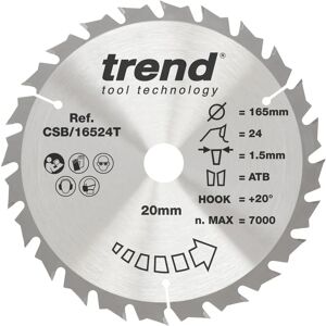 DeWalt Model CSB/16524T CraftPro TCT Circular Saw Blade - Circular Saw Blade DeWalt Model CSB/16524T CraftPro TCT Circular Saw Blade - Circular Saw Blade