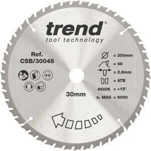 Trend CSB/30048 - 300mm TCT Sawblade for Wood Trend CSB/30048 - 300mm TCT Sawblade for Wood