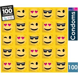 EXS Emoji Dotted Condoms - 100 Pack EXS Emoji Dotted Condoms - 100 Pack