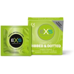 EXS Gerippte und Gepunktete Kondome x3 EXS Gerippte und Gepunktete Kondome x3