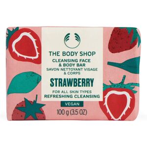 The Body Shop - Strawberry Cleansing Face & Body Bar - 100g The Body Shop - Strawberry Cleansing Face & Body Bar - 100g