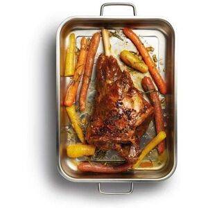 MasterClass Stainless Steel Heavy Duty Deep Roasting Pan - 32x23cm MasterClass Stainless Steel Heavy Duty Deep Roasting Pan - 32x23cm