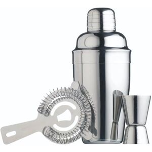 BarCraft Stainless Steel 3 Piece Cocktail Set - Cocktail Set BarCraft Stainless Steel 3 Piece Cocktail Set - Cocktail Set