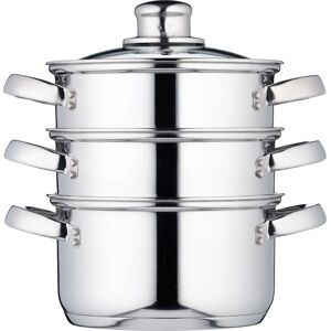 KitchenCraft Stainless Steel Three Tier Steamer - Steamer KitchenCraft Stainless Steel Three Tier Steamer - Steamer