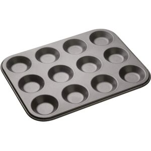 Kitchencraft Masterclass Grey Baking Pan - 12-hole shallow - 32x24cm Kitchencraft Masterclass Grey Baking Pan - 12-hole shallow - 32x24cm