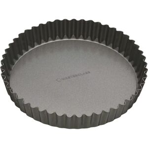 MasterClass Grey 23cm Non-Stick Fluted Quiche Tin - Durable & Versatile MasterClass Grey 23cm Non-Stick Fluted Quiche Tin - Durable & Versatile