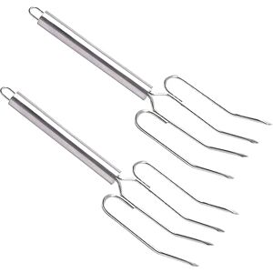 MasterClass Stainless Steel Oven Forks - Meat Lifting Set - KitchenTools MasterClass Stainless Steel Oven Forks - Meat Lifting Set - KitchenTools