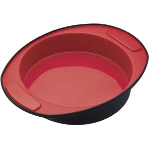 MasterClass Smart Silicone 20.5cm Round Cake Pan Dark Grey MasterClass Smart Silicone 20.5cm Round Cake Pan Dark Grey