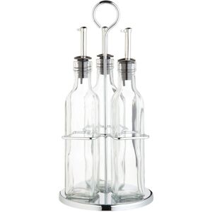 KitchenCraft World of Flavours Italian 3 Bottle Glass Oil and Vinegar Set - Kitchenware KitchenCraft World of Flavours Italian 3 Bottle Glass Oil and Vinegar Set - Kitchenware