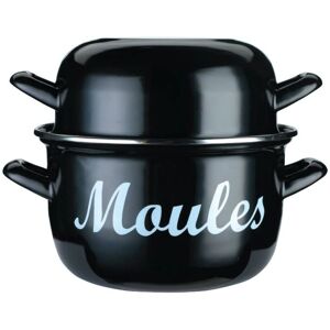 Kitchencraft World of Flavours Mediterranean Mussels Pot - 18 Cm Grey Kitchencraft World of Flavours Mediterranean Mussels Pot - 18 Cm Grey