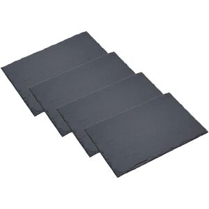 Artesa Black Slate Placemats - Set of 4 - 30x20cm - Kitchen Accessories Artesa Black Slate Placemats - Set of 4 - 30x20cm - Kitchen Accessories